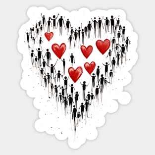 Human Love Sticker